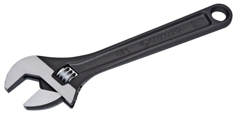 Crescent Adjustable Wrench 8'' Black Oxide from Columbia Safety