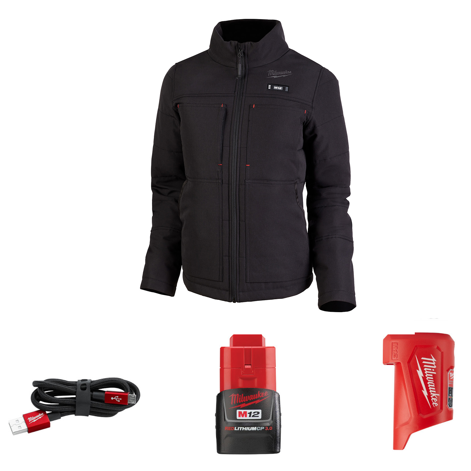 Milwaukee M12 Women's Black Heated AXIS Jacket Kit from Columbia Safety