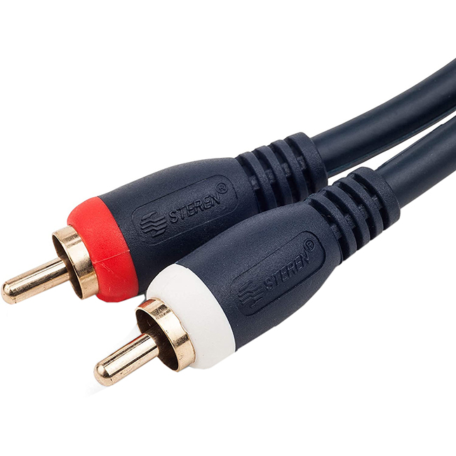 Steren 6 Foot RCA Stereo Audio Cable from Columbia Safety