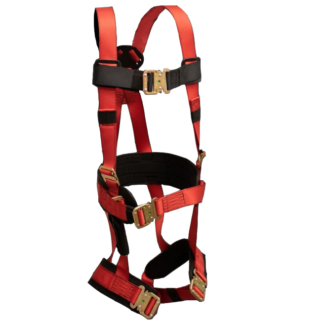 French Creek Full Body Female Fit 6PT Adjustable Harness with Bayonet Leg Buckles from Columbia Safety