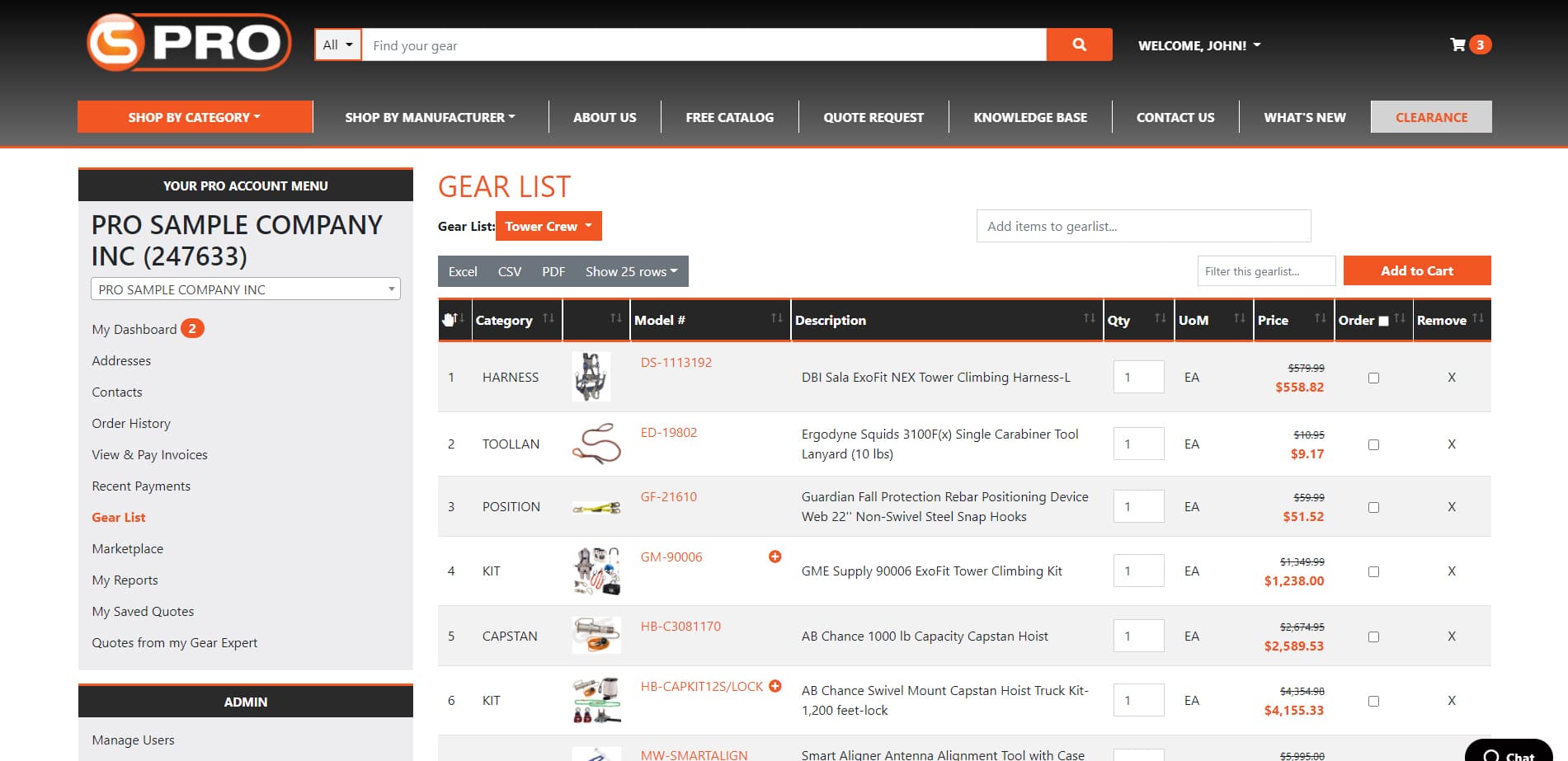 Gear-Lists-CSS
