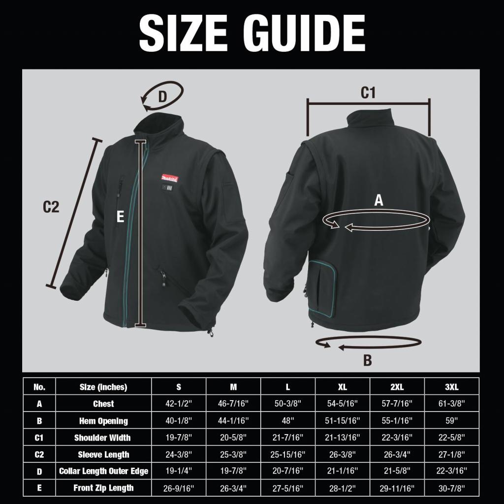 Makita 18V LXT LiIon Heated Jacket