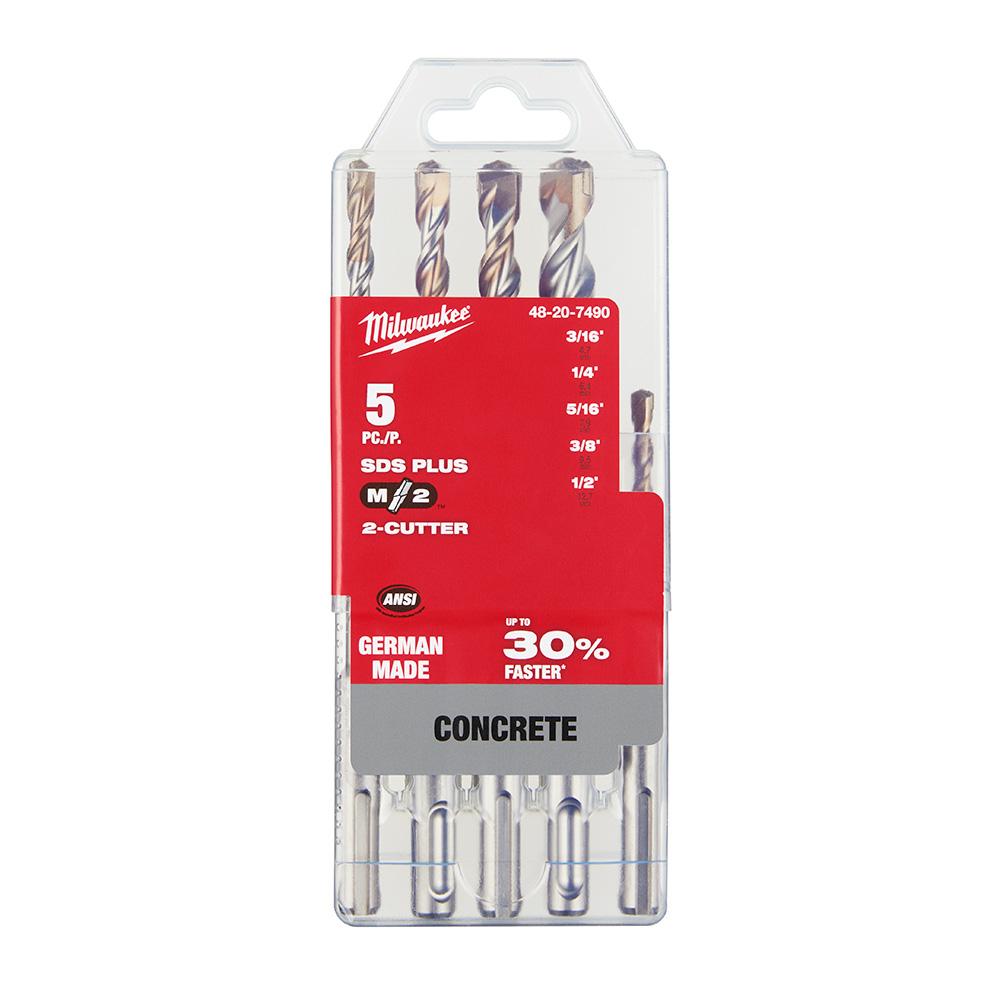 milwaukee-5-piece-sds-plus-drill-bit-kit