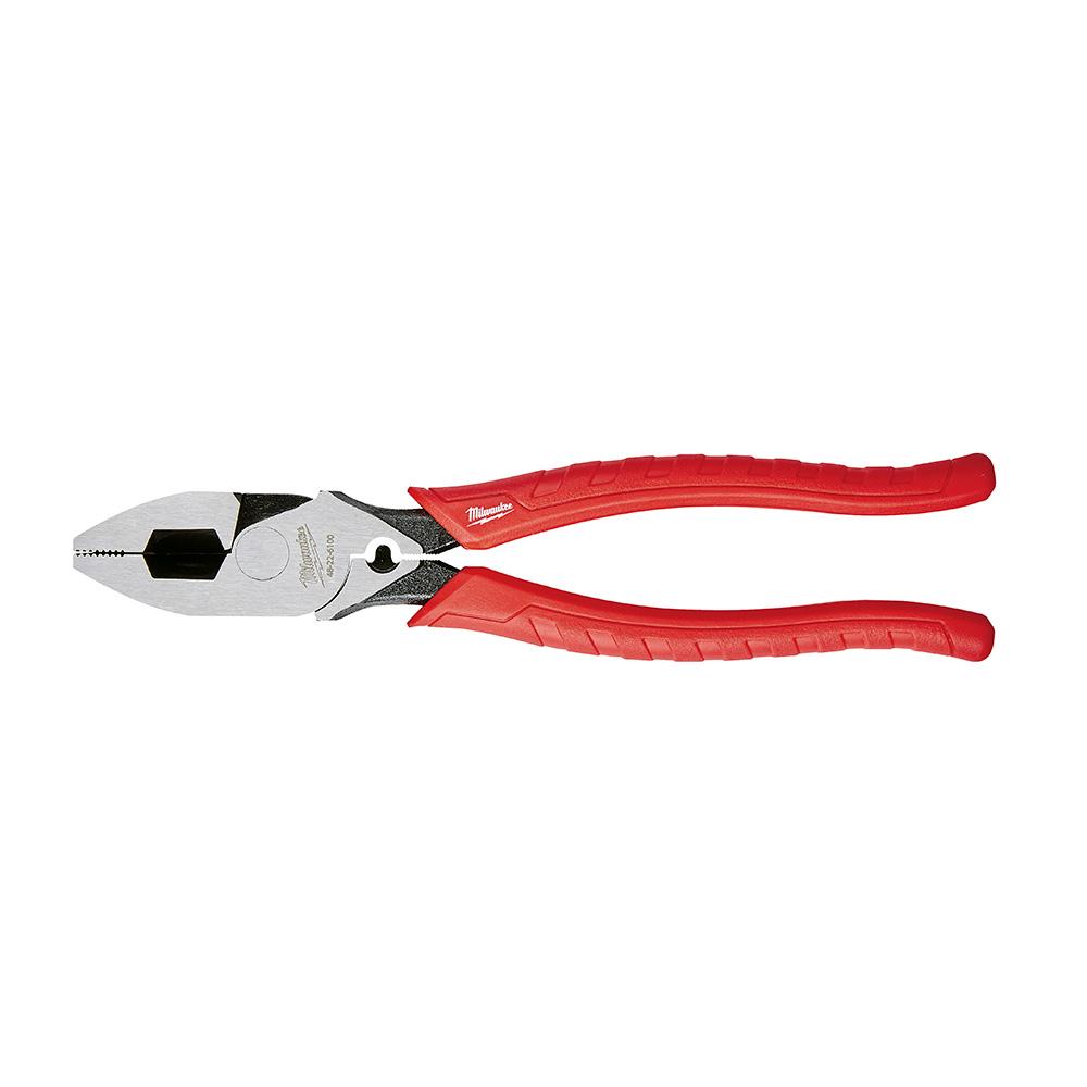 Milwaukee 4822 6100 9 Inch High Leverage Lineman's Pliers with Crimper