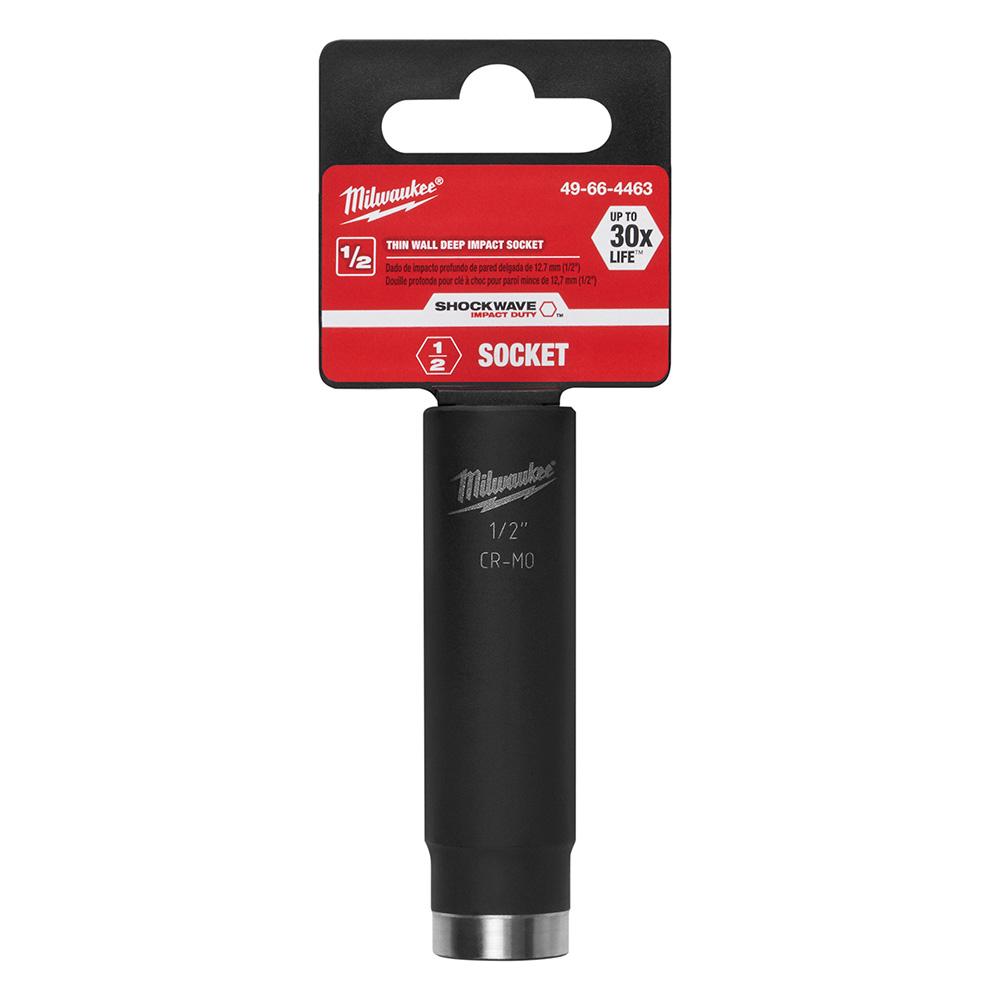 Milwaukee SHOCKWAVE Impact 1/2 Inch Deep Well Socket