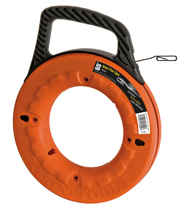 56002 Depthfinder High Strength 1/8" Wide Steel Fish Tape 65'