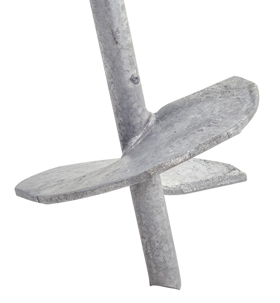 Galvanized Steel 66 Inch Earth Screw Anchor