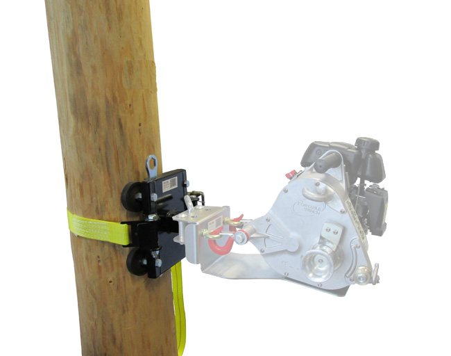 Portable Winch Anchor System for Trees and Poles with Strap
