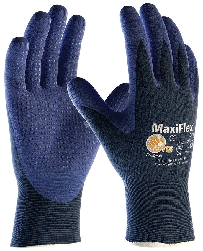 MaxiFlex Elite Nylon Gloves with Micro Dot Palm