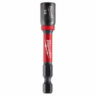 Milwaukee SHOCKWAVE 1/4 Inch x 2-9/16 Inch Magnetic Nut Driver - 1 Pack - 1/4