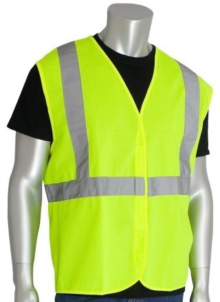 PIP ANSI Type R Class 2 Hook & Loop Solid Vest