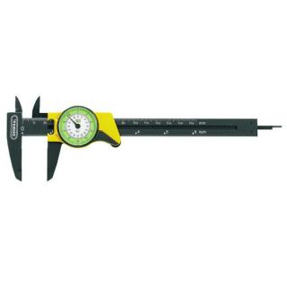 General Tools 6 Inch Plastic Dial Caliper with Inches Readout