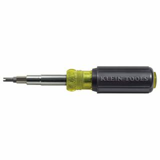 Klein Tools 11-in-1Multi-Bit Screwdriver & Nut Driver with Schrader Bits