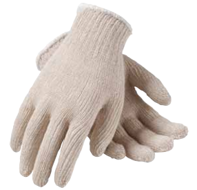 PIP Uncoated Cotton & Polyester Knit Gloves (12 Pairs)
