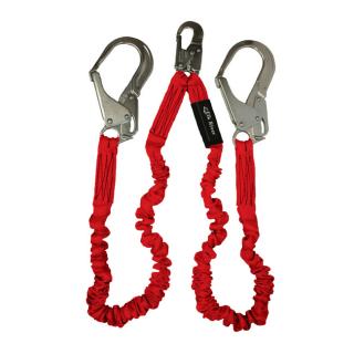 Elk River FLEX-NoPac Twin Leg Lanyard with Aluminum Rebar Hooks