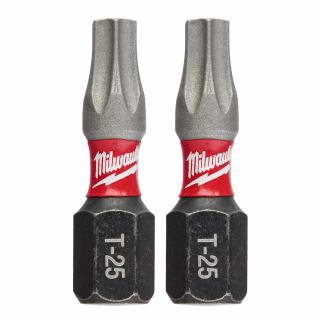 Milwaukee SHOCKWAVE Insert Bit Torx T25 (2 Pack)