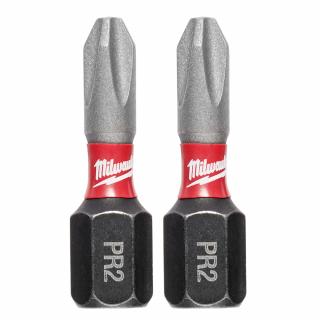 Milwaukee SHOCKWAVE Insert Bit Reduced Diameter Phillips #2 (2 Pack)