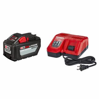 Milwaukee M18 REDLITHIUM HIGH OUTPUT HD12.0 Battery Pack with Rapid Charger
