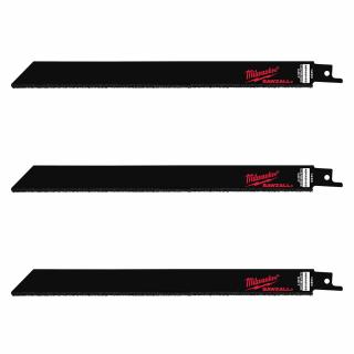 Milwaukee Carbide Grit SAWZALL Blade (3 Pack)