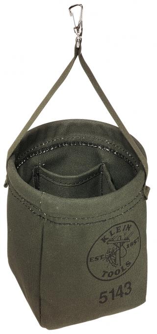 Klein Tools 5143 Canvas Tapered-Bottom Bag