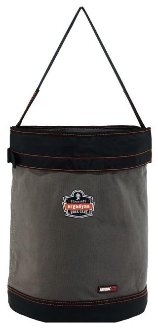 Ergodyne 5935 150 lb Arsenal XL Leather Bottom Canvas Bucket 