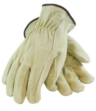PIP Tan Split Cowhide Drivers Gloves (12 Pairs)