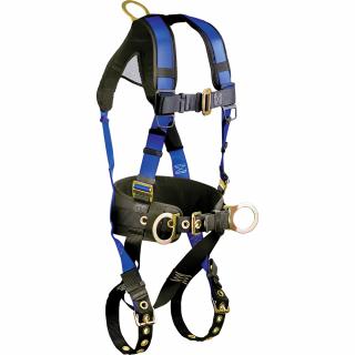 FallTech Contractor+ Belted 3 D-Ring Harness-S/M