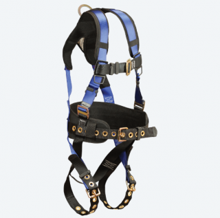 FallTech 7074B Contractor+ 1D Construction Belted Full Body Harness