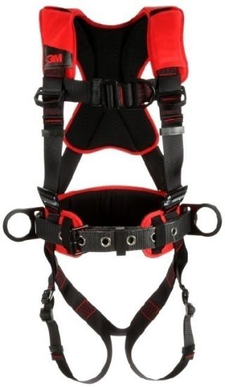 Protecta Comfort Construction Style Positioning/Climbing Harness with Pass-Thru Chest