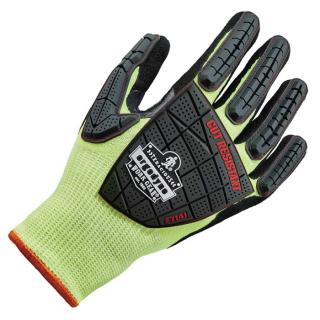 Ergodyne Proflex 7141 Hi-Vis DIR Nitrile-Coated A4 Cut Level Gloves