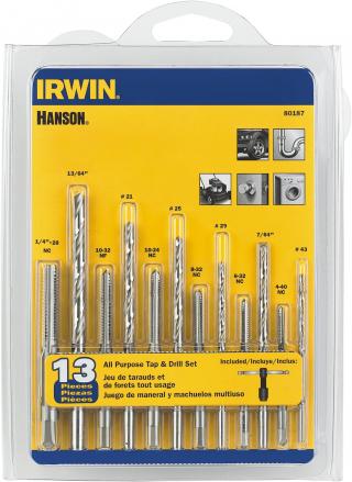 Irwin Tools All Purpose Tap and Drill 13-Piece Set 