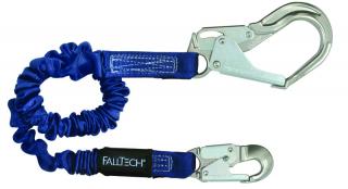 FallTech ElasTech Lanyard with Aluminum Rebar Hook