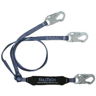 FallTech ViewPack Twin Leg Lanyard with Snap Hooks