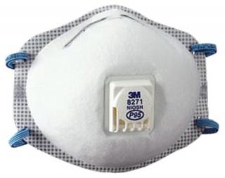 8271 3M P95 Particle Respirator, 10 pack