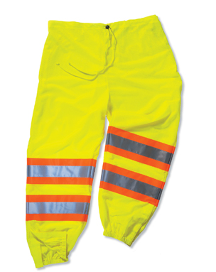 Ergodyne 8911 GloWear Lime Class E Two-Tone Pants
