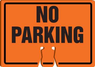 Accuform No Parking Cone Sign