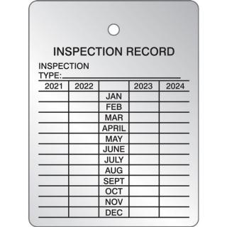Accuform General Inspection Record Tags (5 Pack)