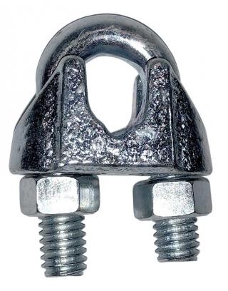 Indusco 3/8 Inch Zinc Plated Malleable Clips