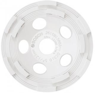 Bosch 5 Inch Double Row Segmented Diamond Cup Wheel for Concrete