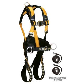 FallTech Journeyman Flex Steel 4D Construction Climbing Full Body Harness