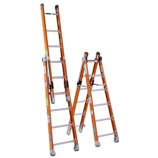 Werner Fiberglass Type 1AA Combination Ladder