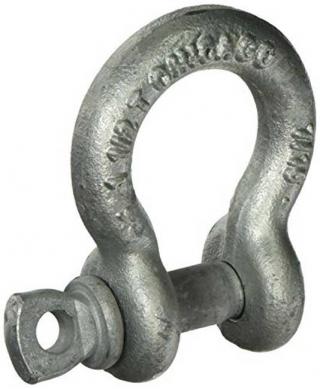 Chicago Hardware 1/4 Inch Screw Pin, Shackle
