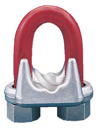 Crosby G-450 1/2 Inch Red-U-Bolt Wire Rope Clip - 1/2