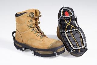 Icetrekkers diamond grip traction cleats top