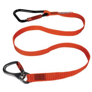 Ergodyne Squids 3149 80 lb Tool Lanyard with XL Locking and Swivel Carabiner