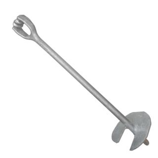Galvanized Steel 96 in Earth Screw Anchor