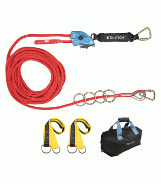 FallTech 4 Person Horizontal Lifeline Kit