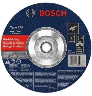 Bosch 7 Inch 30 Grit Arbor Type 27 Abrasive Grinding Wheel