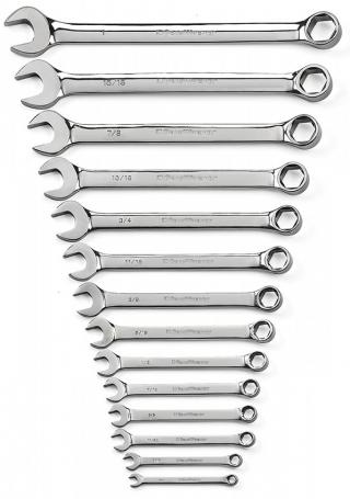 GearWrench 14 Piece 6 Point Combination SAE Wrench Set