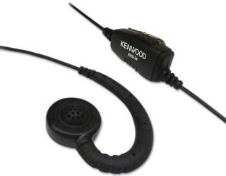Kenwood KHS-34 C-Ring Headset with In-Line Push-to-Talk Mic